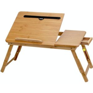 Opvouwbare laptop bureau kaart slot tillen Type Lazy Computer Desk  grootte: klein (50cm)  stijl: met lade