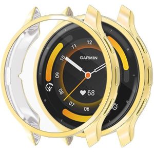 Voor Garmin Venu 3 ENKAY Hat-Prince Volledige dekking Gegalvaniseerde TPU horlogekast met schermbescherming