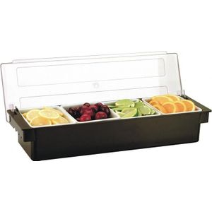 Grote compartiment gecompartimenteerde fruitbox  specificatie: vier roosters