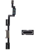 LCD-middelste bord met knop kabel  vervanging voor Galaxy S4 Mini / i9195(Black)