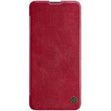 Voor Samsung Galaxy M51 NILLKIN QIN-serie Crazy Horse Texture Horizontale Flip Lederen case met kaartsleuf (Rood)