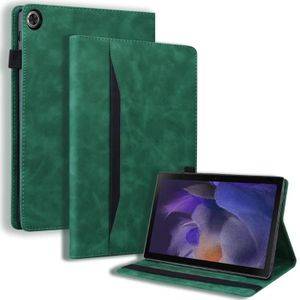 Voor Samsung Galaxy Tab A8 10.5 2021 Business Shockproof Horizontal Flip Leather Tablet Case met Wake-up Functie(Groen)