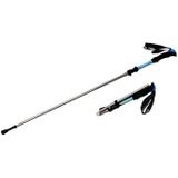 125cm verstelbaar draagbare buiten aluminiumlegering Trekking palen Stick(Blue)