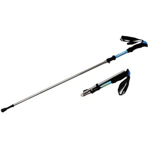 125cm verstelbaar draagbare buiten aluminiumlegering Trekking palen Stick(Blue)