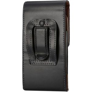 6.3 inch Crazy Horse structuur verticaal flip lederen hoesje / taille tas voldaan terug Splint voor Samsung Galaxy Mega 6.3 & Mega 2 / G750F