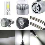 2 stk H1 36W 3600 LM 6000K IP68 Canbus constante huidige auto LED koplamp met 2 COB-lampen  DC 9-36V(White Light)