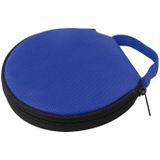 Portable Oxford Cloth CD Storage Package Car Home Round Disc Package(Blue)