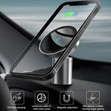 12Pro 15w aluminiumlegering magse magnetische auto draadloze oplader mobiele telefoon houder voor iPhone 12-serie