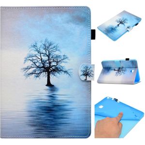 Voor Galaxy Tab A 8.0 (2015) T350 Painted Horizontal Flat Leather Case with Sleep Function & Card Slot & Buckle Anti-skid Strip & Bracket & Wallet(Tree in Water)