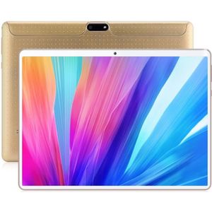 BDF K107 3G Telefoontje Tablet PC 10.1 inch  2GB+32GB  Android 9.0 MTK6735 Quad Core  Ondersteuning Dual SIM  EU Plug (Goud)