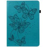 Relif Butterfly Pattern Horizontal Flip Leren Tablet Case voor Ipad 9.7 (2018/2017) / Air 2 / Air