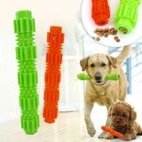 Huisdier honden training kauwen huisdier speelgoed sterke Bite resistente honden rubber Molar speelgoed  maat: L (oranje)