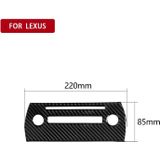 Auto carbon fiber cd-paneel decoratieve sticker voor Lexus NX200 / 200t / 300h 2014-2021  links en rechts rijden universeel