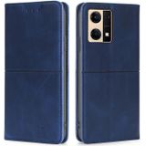 Voor Oppo Reno7 4G/F21 Pro 4G Cow Texture Magnetic Horizontal Flip Leather Phone Case
