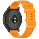 20mm Siliconen band voor Huami Amazfit GTS / Samsung Galaxy Watch Active 2 / Gear Sport (Oranje)