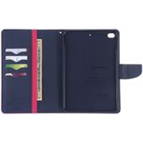 KWIK GOOSPERY FANCY dagboek horizontale Flip lederen case voor iPad mini (2019)  met houder & kaartsleuven & portemonnee (magenta)