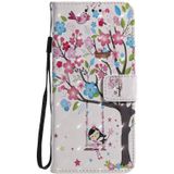 3D Painted Pattern Horizontal Flip Leather Case with Holder & Card Slots & Wallet For iPhone 13 Pro Max(Girl Under The Tree)