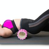 33cm 3 stks/set EVA Holle Schuim Roller Spier Ontspanning Roller Yoga Kolom Set Fitness Apparatuur (Zwart)