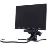 7.0 inch 800 * 480 auto Surveillance Camera's display met instelbare hoek houder & Remote Control afstandsbediening  ondersteuning VGA / HDMI / AV(Black)