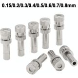 10 STUKS 6mm bevochtigen en ontstoffing koeling vernevelen sprinkler quick-plug mist vernevelen mondstuk  model: 0 8 mm