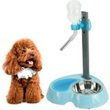 Dierbenodigdheden huisdier hond kat 2 in 1 automatische voeding & drenken draagbare huisdier Water Food Feeder  willekeurige kleur levering