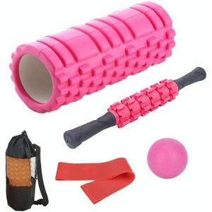 45cm 5 stks/set EVA Hollow Foam Roller Spier Ontspanning Roller Yoga Column Set Fitnessapparatuur