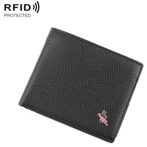Bawheisi A-65101-1 Mannen Casual Korte RFID Wallet Multifunctionele Kaarthouder