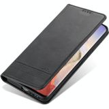 Voor Xiaomi Mi 11 Ultra AZNS magnetische kalf textuur horizontale flip lederen geval met kaart slots & houder & portemonnee (zwart)