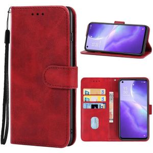 Lederen telefooncase voor Oppo Zoek X3 Lite