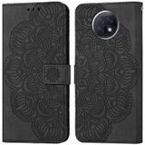 Voor Xiaomi Redmi Note 9t Mandala relif lederen telefoonhoesje