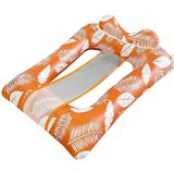 80x110x25cm Water Drijvende Bed Hangmat Opblaasbare Drijvende Rij Sofa Zwemmen Sling Chair (Oranje)