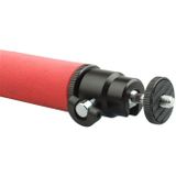 LED Flitser Camera houder Handheld Monopod met Gimbal voor DSLR Camera (rood)