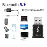 MSD168 2 in 1 Bluetooth zender ontvanger Mini 3 5 mm AUX stereo draadloze Bluetooth 5 0 adapter voor auto TV PC MP3