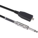 TY48S USB-C / Type-C naar 6 35 mm elektrische gitaar opnamekabel  kabellengte:2m