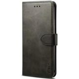 For Samsung Galaxy S21 FE GUSSIM Business Style Horizontal Flip Leather Case with Holder & Card Slots & Wallet(Black)