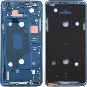 Front behuizing LCD-frame bezel plaat voor LG Q Stylo 4 Q710 Q710MS Q710CS (blauw)