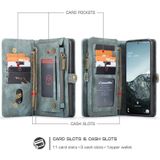 Voor Samsung Galaxy S20 FE CaseMe 008 Afneembare Multifunctionele Horizontale Flip Lederen Case met Holder & Card Slot & Zipper Wallet & Photo Frame(Blauw)