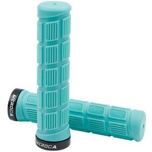 Meroca Mountain Bike Antislip Schokdemper Riding Grip Cover  Style: One Side Lock Me38 Sky Blue