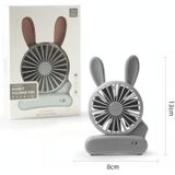 Leuke konijn opvouwbare ventilator USB oplaadkleur matching cartoon draagbare handheld fan (stijl 2)