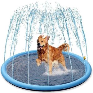 FY008 PVC Pet Sprinkler Mat Outdoor Lawn Water Fun Mat  Diameter: 150CM