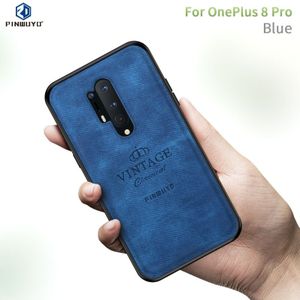 Voor Oneplus 8 Pro PINWUYO Zun-serie PC + TPU + Skin Waterproof and Anti-fall All-inclusive Protective Shell(Blue)