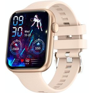 HT15 1 85 inch siliconen band IP67 waterdicht smartwatch  ondersteuning voor bellen via Bluetooth / slaapbewaking