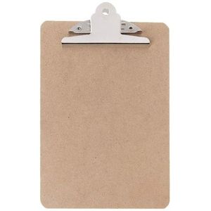 10 stuks Portable A4/A5 houten schrijven clip board bestand hard Board met Batterfly clip  grootte: A5  type: 3mm dik