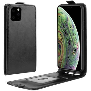 Crazy Horse verticale Flip lederen beschermhoes voor iPhone 11 Pro (zwart)