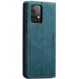 Voor Samsung Galaxy A52 5G CaseMe 013 Multifunctioneel Horizontaal Flip Lederen Hoesje met Houder & Kaartsleuf > Portemonnee (Blauw)