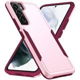 Voor Samsung Galaxy S22 5G Pioneer Armor Heavy Duty PC + TPU Phone Case (Pink)