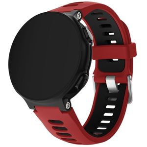 Smart Watch silicone polsband horlogeband voor Garmin Forerunner 735XT (rood)
