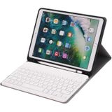 Afneembare Bluetooth-toetsenbord lederen tablethoes voor iPad Air 3 / Pro 10.5 / 10.2 2021 & 2020 & 2019 (ros goud)