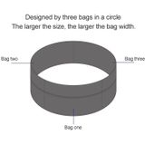 Persoonlijke grote capaciteit stretch Tablet zakken reizen anti-diefstal zak telefoon tas  grootte: M (geel)