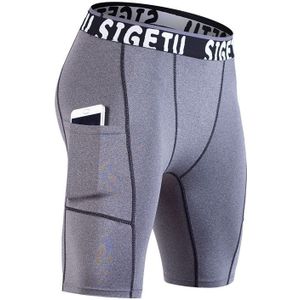 SIGETU sneldrogende stretchpanty's vijf broeken (kleur: grijsformaat: S)